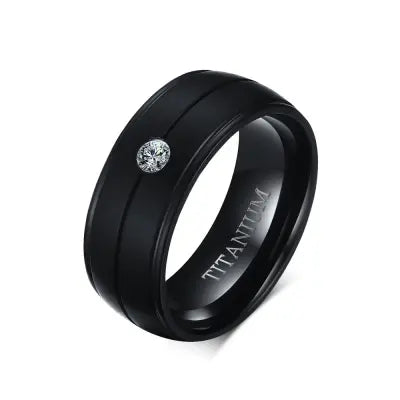 Dark Wink– Black Stainless Steel Ring